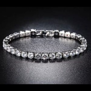 Silver Zirconia Tennis Bracelet